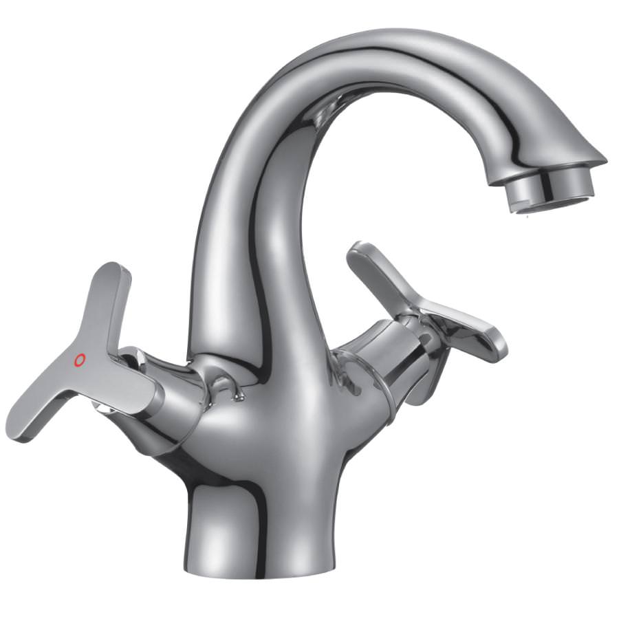 Смеситель Rossinka RS40-61 для раковины хром в 100Kran: Широкий выбор и доступные цены.