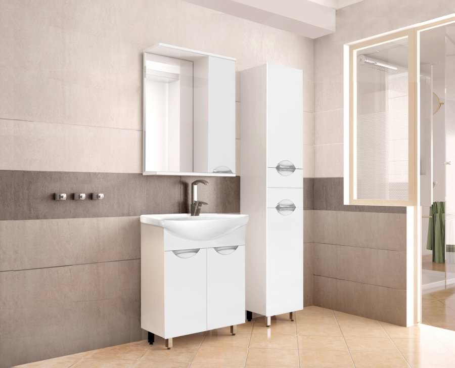 Пенал напольный Style Line Жасмин 36  белый ЛС-00000045 в 100Kran: Широкий выбор и доступные цены.