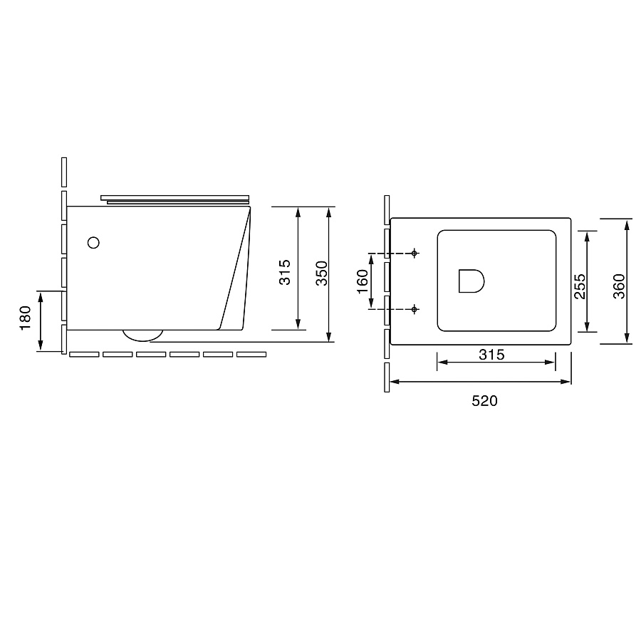 Унитаз подвесной Grossman Cristal GR-4481 безободковый белый в 100Kran: Широкий выбор и доступные цены.