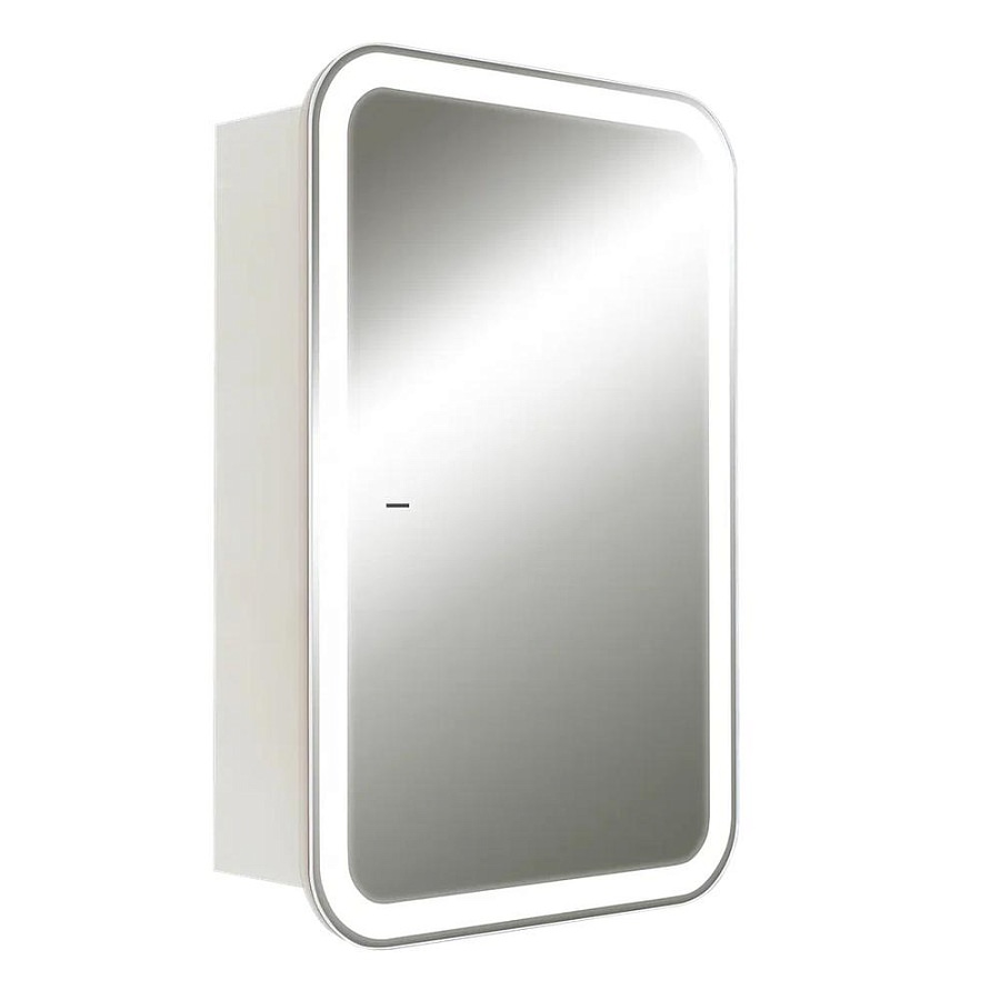 Зеркальный шкаф с подсветкой Silver Mirrors Фиджи Flip 50 ИК 50 х 75 см LED-00002656 бесконтактный сенсор создать уют и комфорт, это просто!