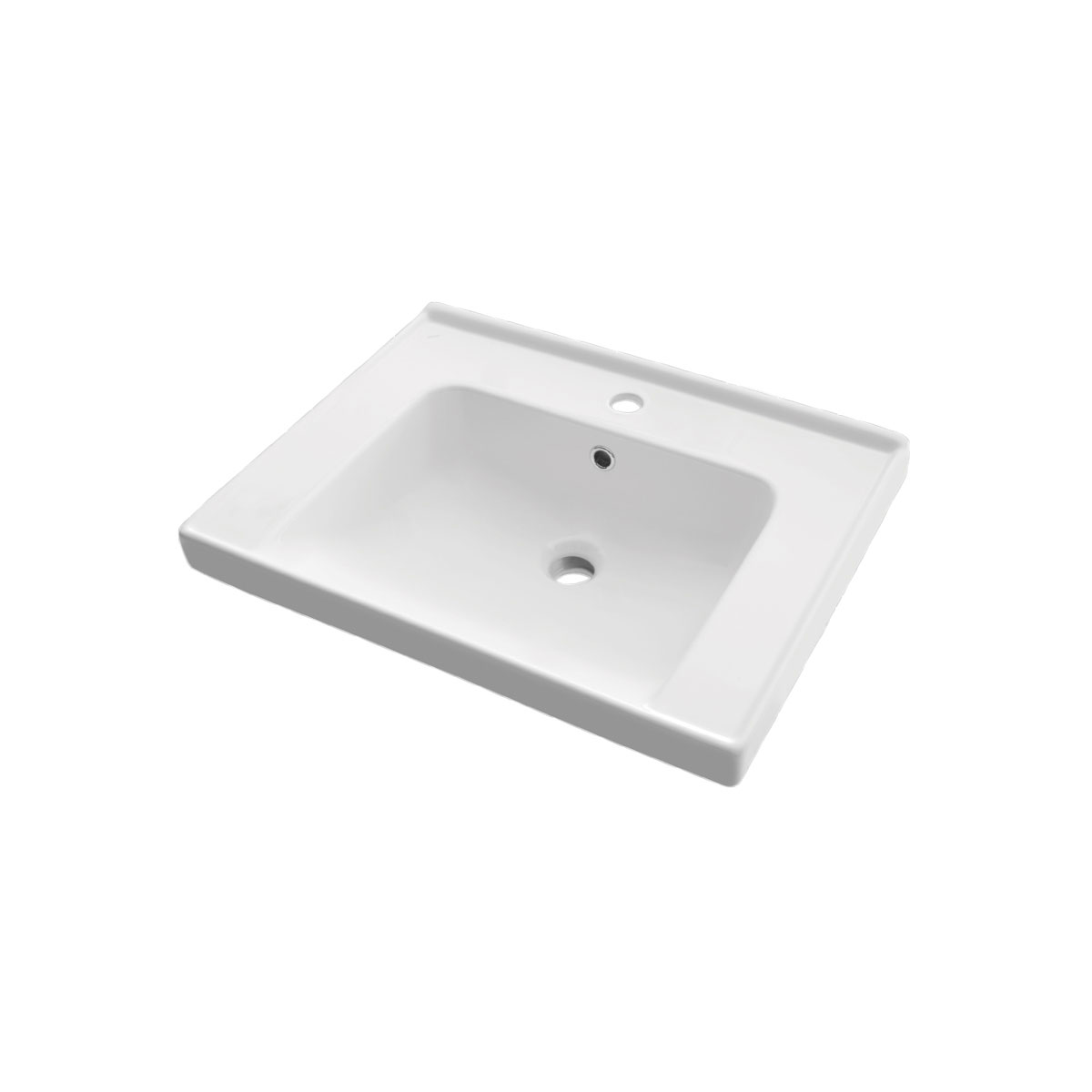 Раковина мебельная Dreja ГРЭЙС 60 см  белый 641587 в 100Kran: Широкий выбор и доступные цены.