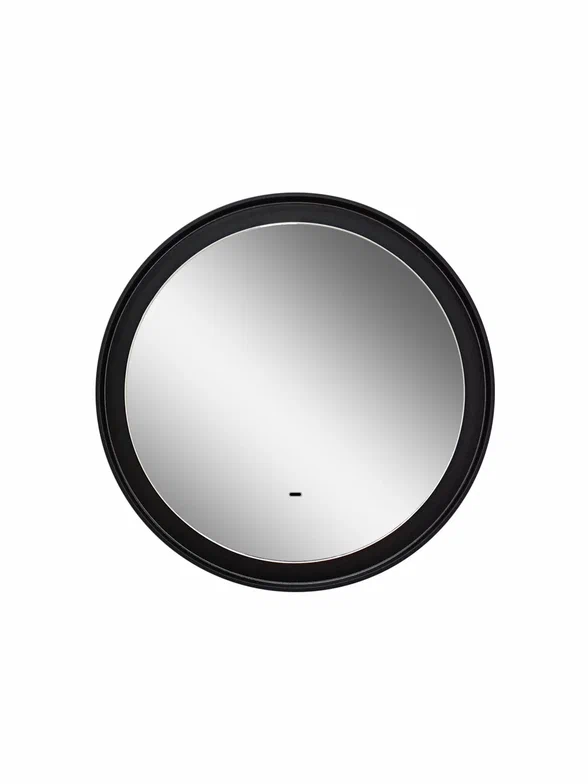 Зеркало с подсветкой "Planet black Led" D 600 с бесконтактным сенсором 100Kran: Широкий выбор и доступные цены.