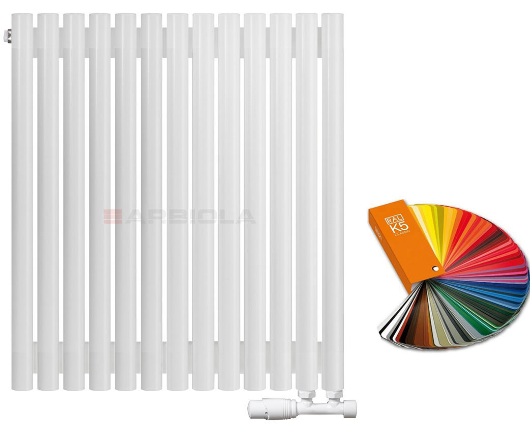 Вертикальный радиатор с нижним подключением Arbiola Iris V 108740 64,2 х 75 см ral classic от интернет-магазина сантехники 100Kran!