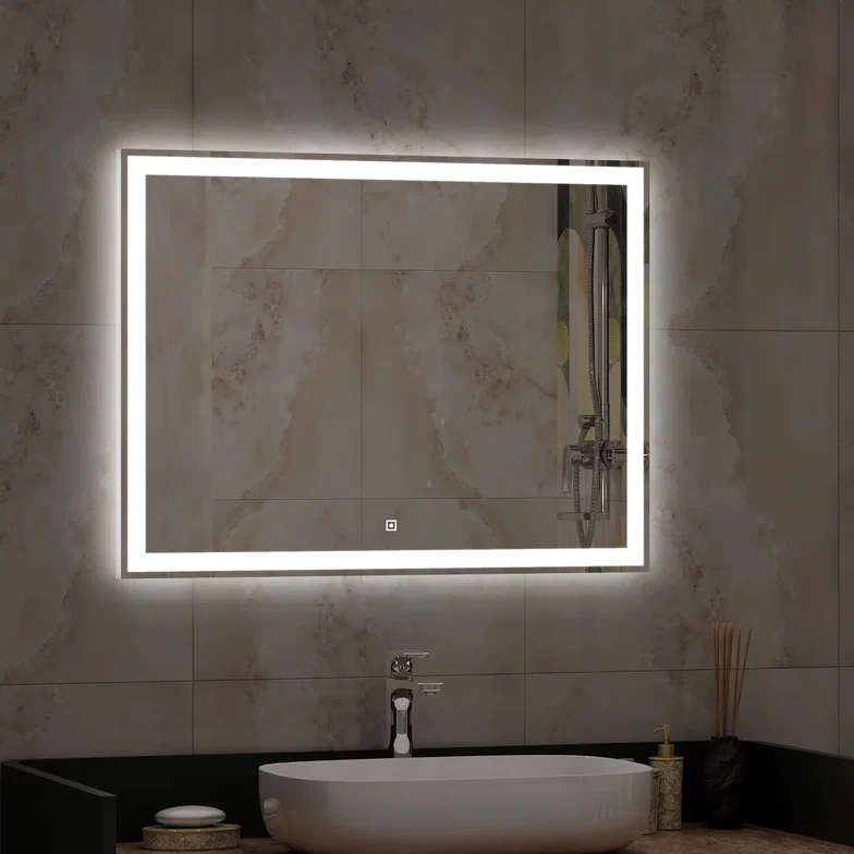 Зеркало с подсветкой "Demure Led" 800х700 100Kran: Широкий выбор и доступные цены.