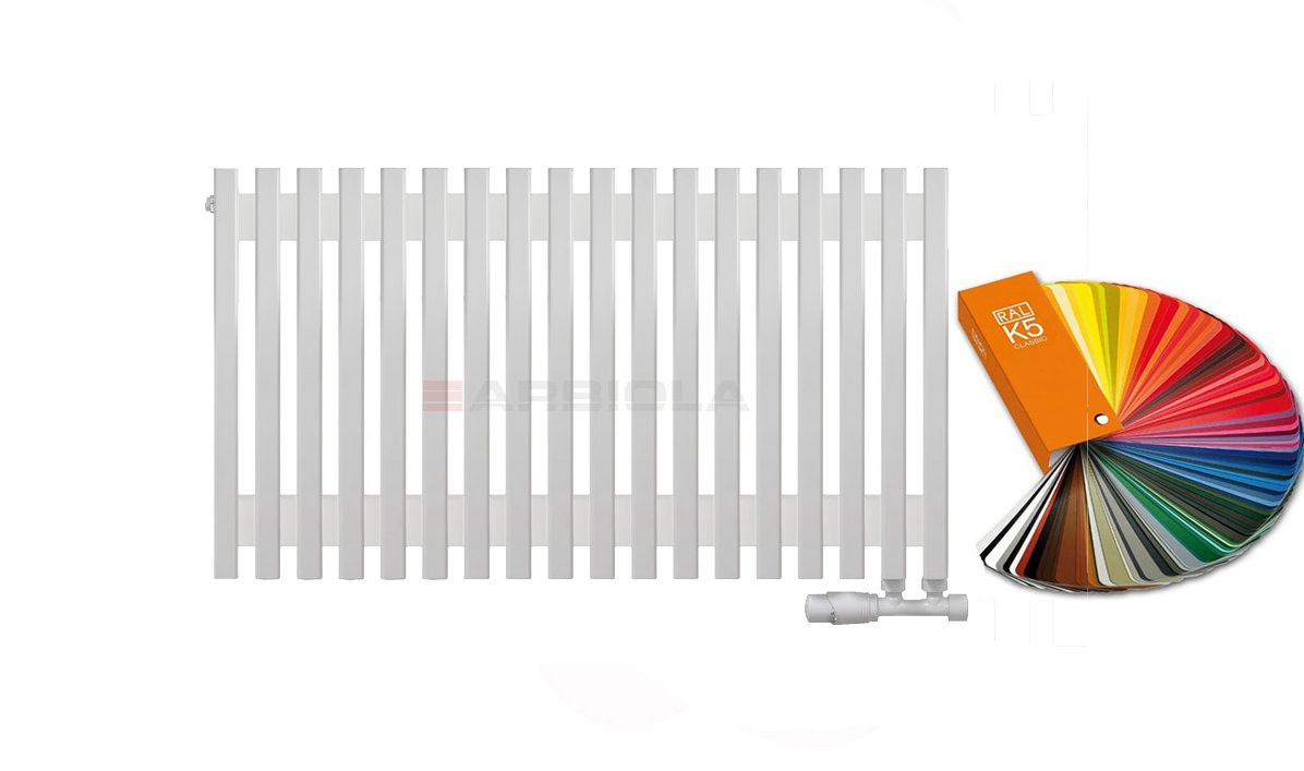 Вертикальный радиатор с нижним подключением Arbiola Compact V 102037 88 х 60 см ral classic от интернет-магазина сантехники 100Kran!