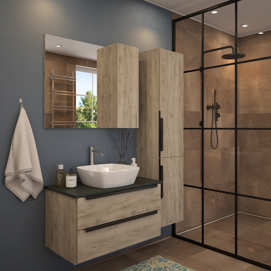 Раковина накладная Maretti Katrina KA13NS61-844 43 см белая в 100Kran: Широкий выбор и доступные цены.