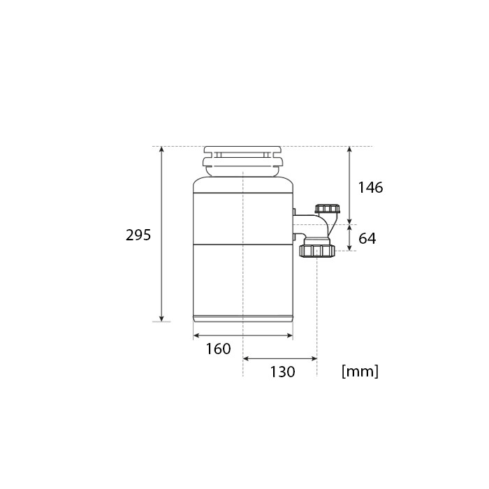 Измельчитель пищевых отходов STATUS PREMIUM 100, бытовой 09810401 в 100Kran: Широкий выбор и доступные цены.