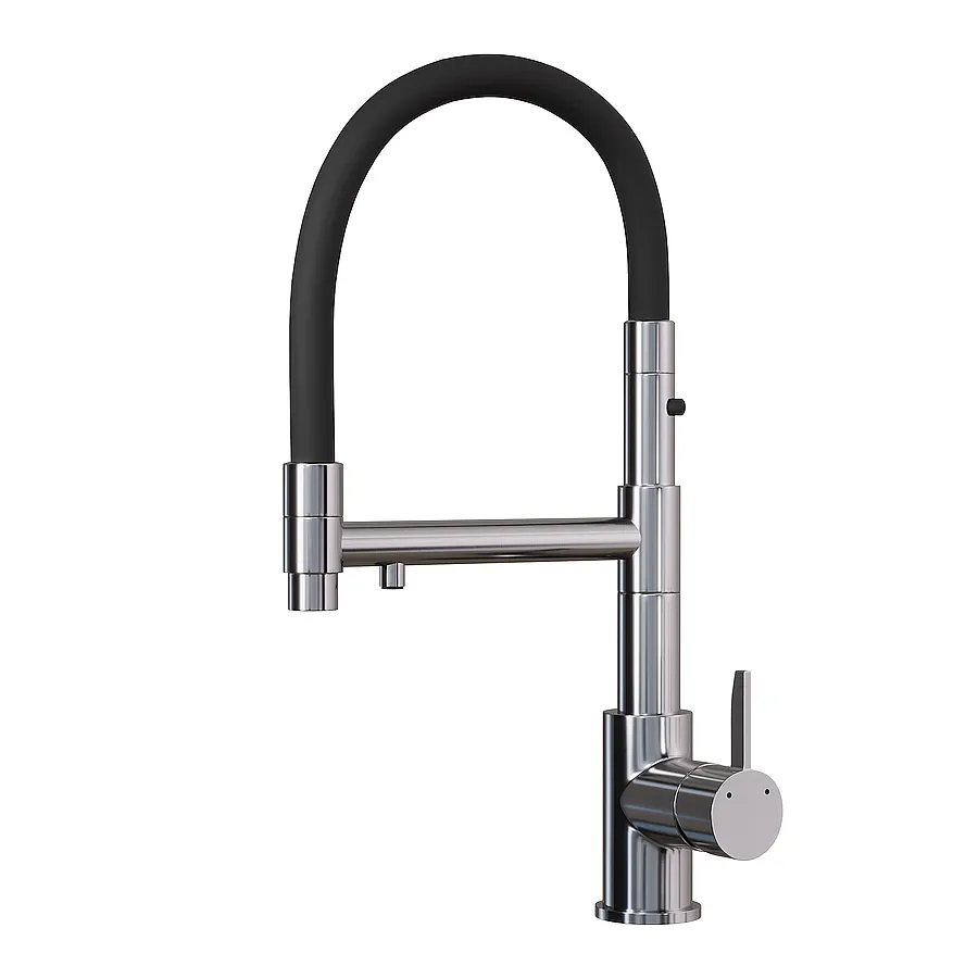 Смеситель для кухни с подключением фильтра FAUCET DREISER RH-7732-CP хром в 100Kran: Широкий выбор и доступные цены.