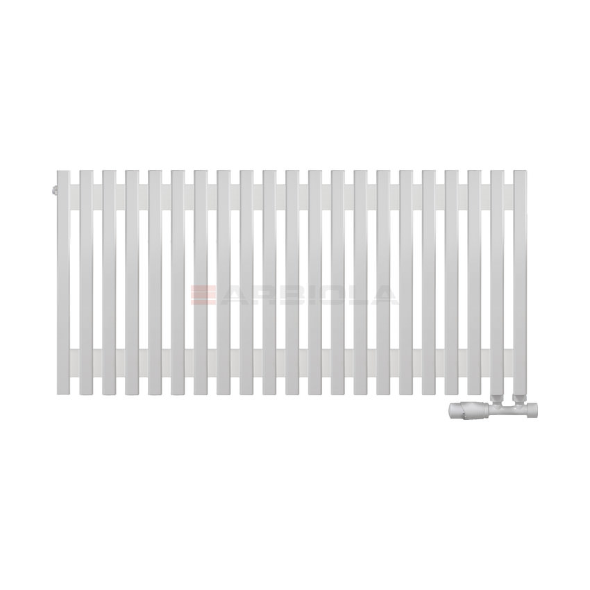 Вертикальный радиатор с нижним подключением Arbiola Compact V 101927 103 х 50 см белый матовый ral 9016 от интернет-магазина сантехники 100Kran!