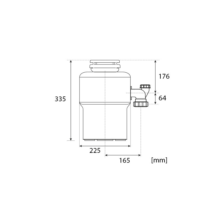 Измельчитель пищевых отходов STATUS PREMIUM 400, бытовой 09810502 в 100Kran: Широкий выбор и доступные цены.