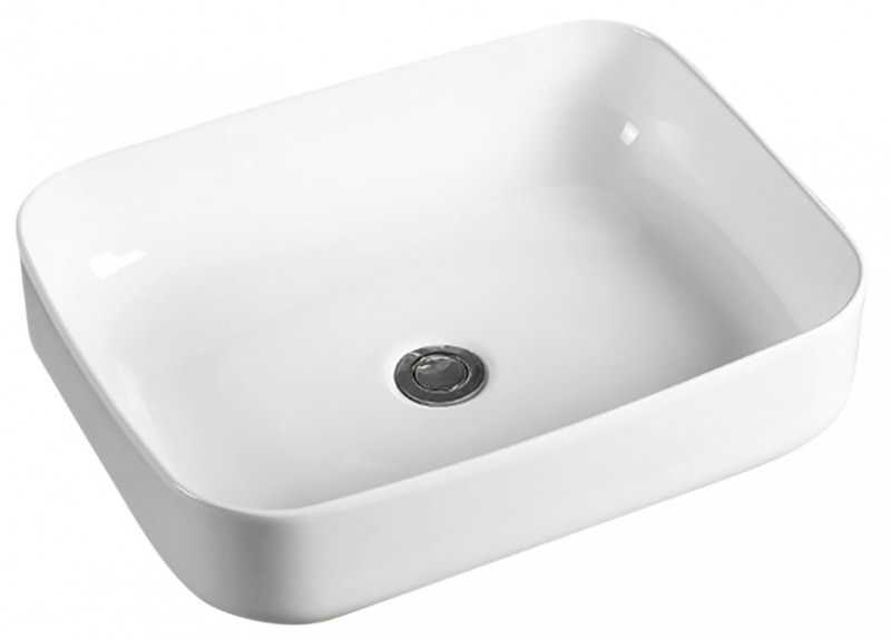 Раковина накладная ESBANO 50 см ESRNASTAW ASTANES (white) белый в 100Kran: Широкий выбор и доступные цены.