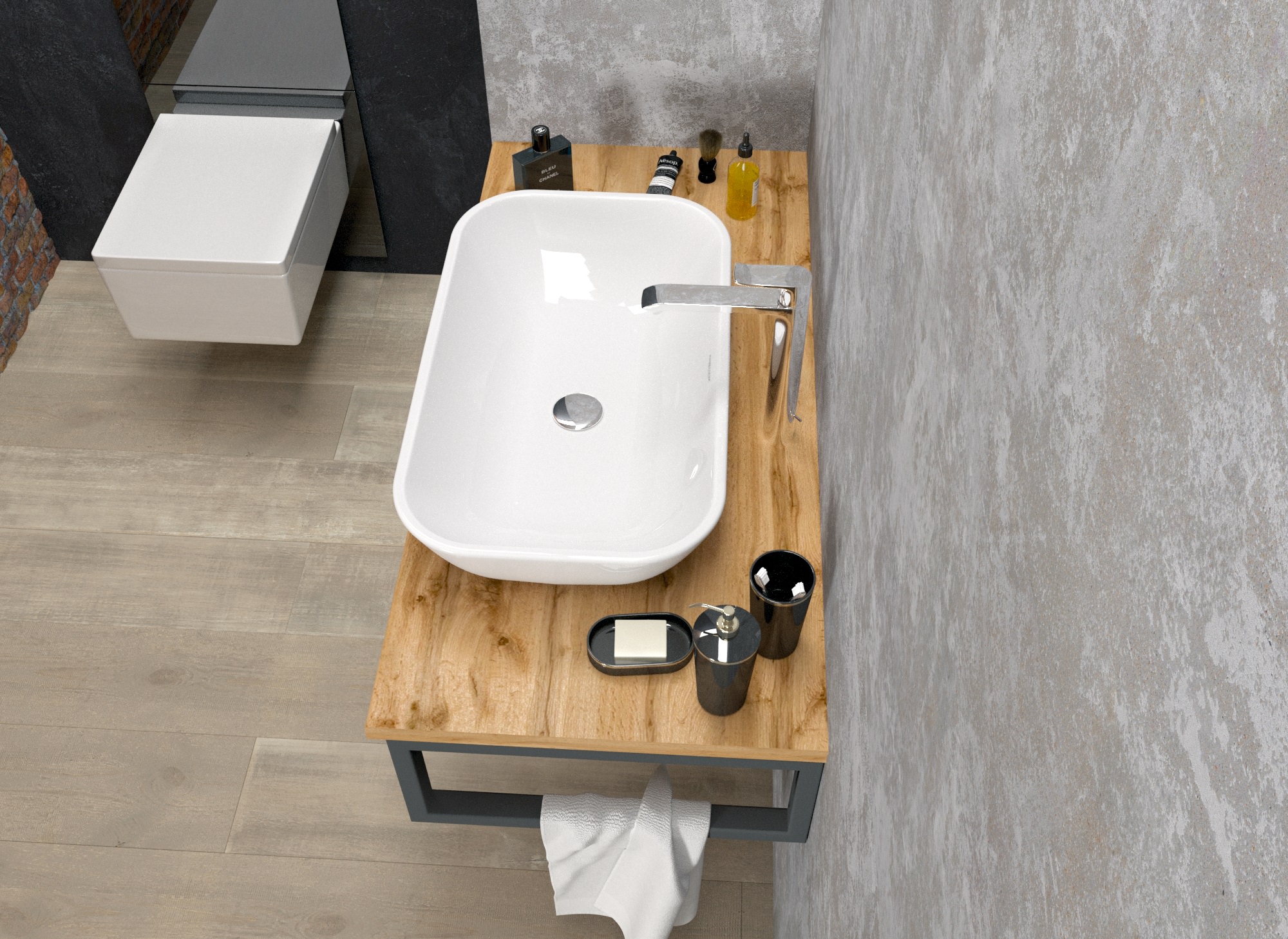 Столешница 1Marka GRUNGE LOFT 100 Дуб Вотан У85832 в 100Kran: Широкий выбор и доступные цены.