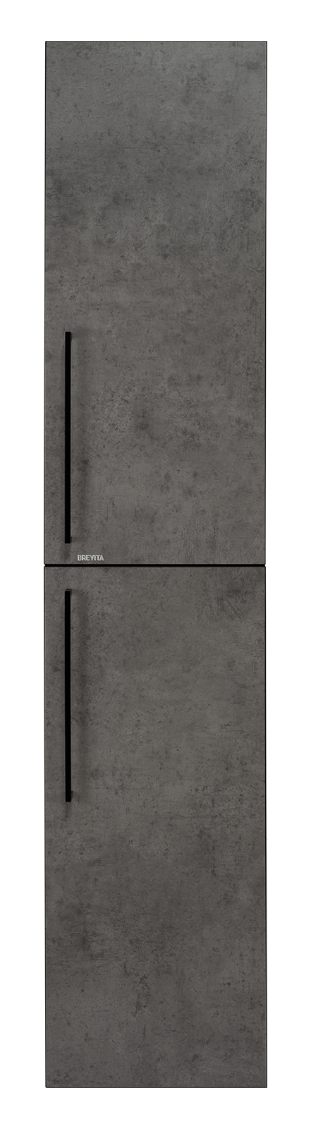 Шкаф - пенал Brevita Rock 35 подвесной правый темно-серый ROCK-05035-50-2П в 100Kran: Широкий выбор и доступные цены.