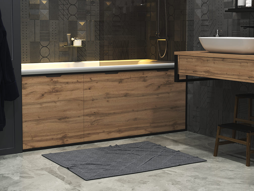 Экран для ванны 1Marka 170 Grunge Loft Дуб вотан Ц0000008790 в 100Kran: Широкий выбор и доступные цены.