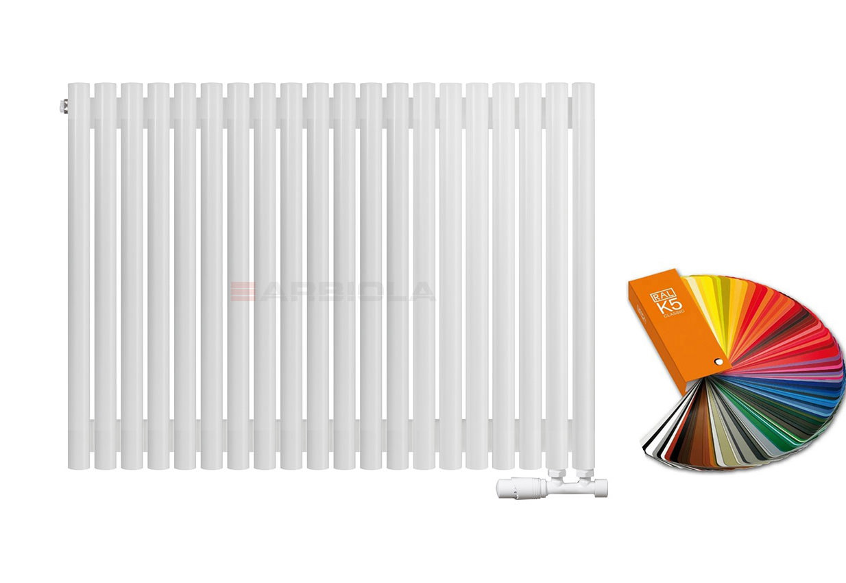 Вертикальный радиатор с нижним подключением Arbiola Iris V 108659 99,2 х 70 см ral classic от интернет-магазина сантехники 100Kran!