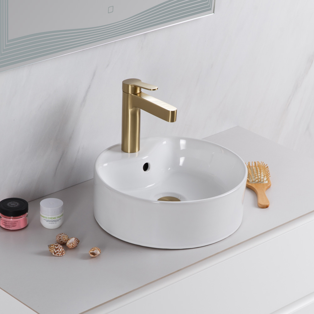 Накладная раковина BelBagno BB1400 37  см белая глянцевая в 100Kran: Широкий выбор и доступные цены.