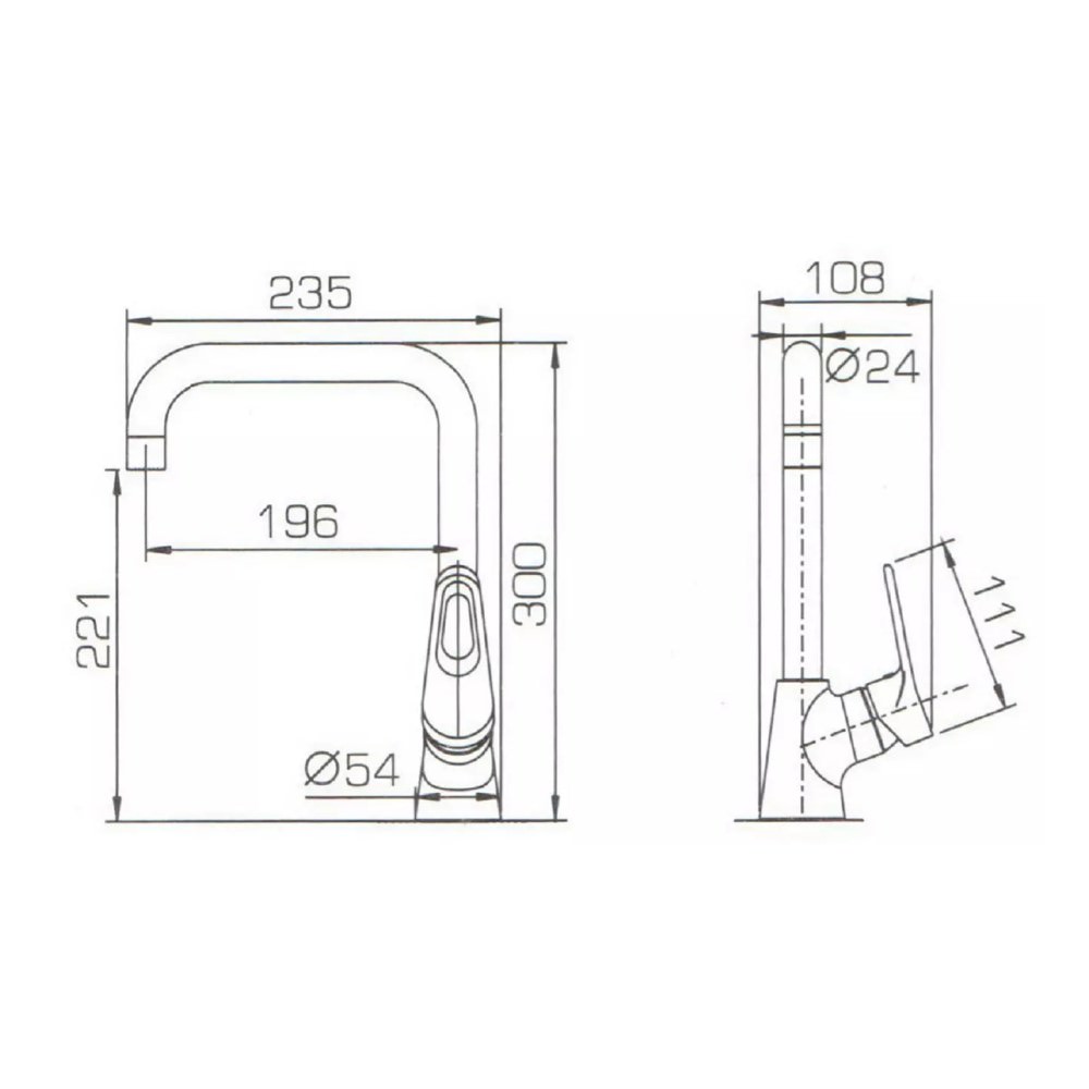 Смеситель для кухни Bravat Eco-D F793158C-1 Хром в 100Kran: Широкий выбор и доступные цены.