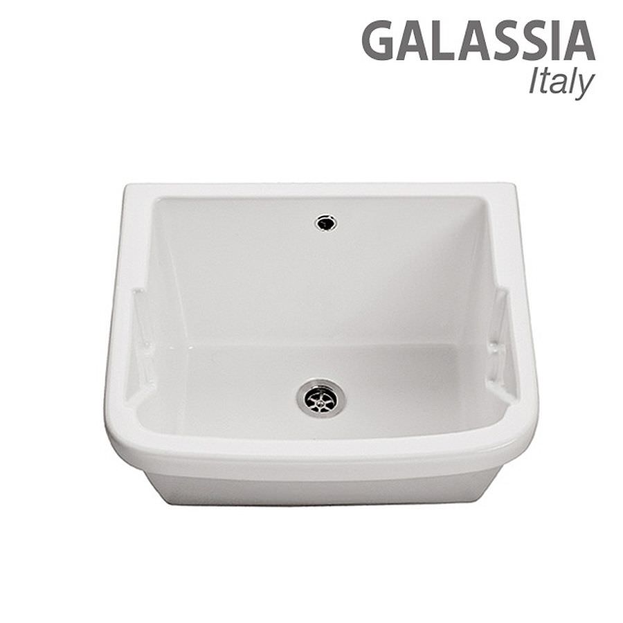 Раковина для прачечной GALASSIA ISIDE 67 2001 белая в 100Kran: Широкий выбор и доступные цены.
