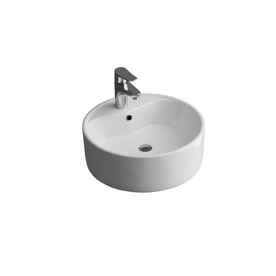 Раковина накладная Grossman GR-3012 410х410х160 мм белая в 100Kran: Широкий выбор и доступные цены.