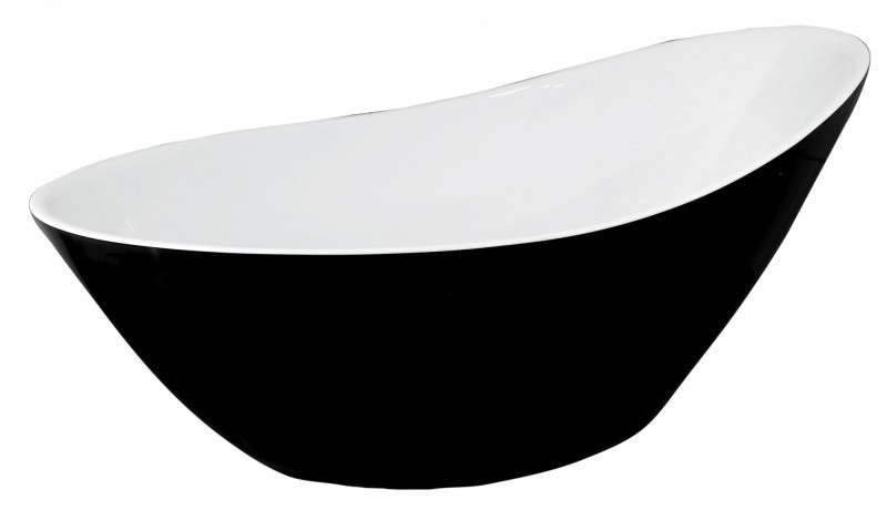 Ванна отдельностоящая акриловая ESBANO London Black ESVALONDB 180x80 черная в 100Kran: Широкий выбор и доступные цены.