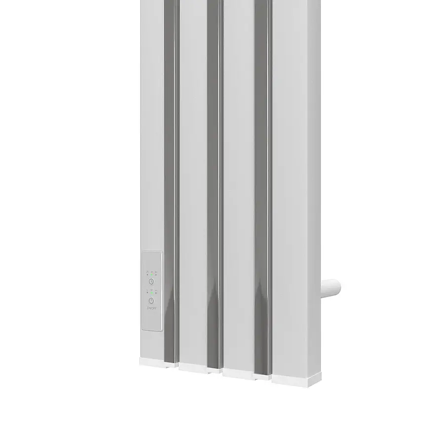 Полотенцесушитель электрический Point Пиано PN19722WC 15x120 диммер слева белый хром в 100Kran: Широкий выбор и доступные цены.