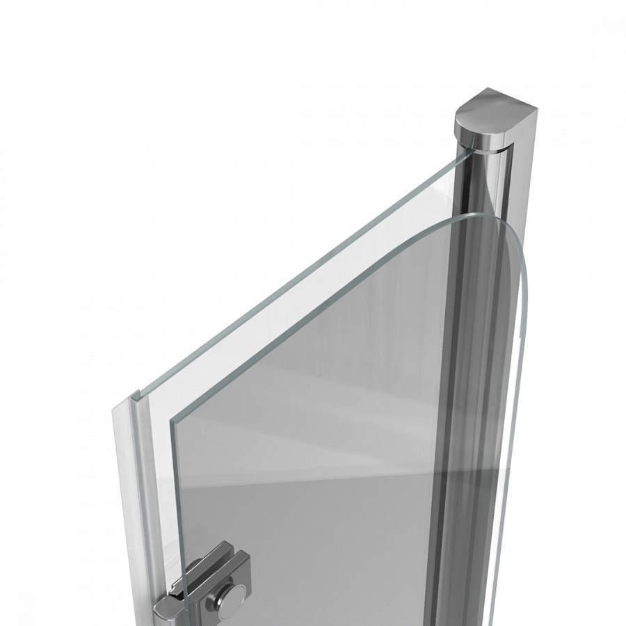 Шторка на ванну распашная Maretti Valentina VA41R8014097-015 80x140 см хром стекло прозрачное в 100Kran: Широкий выбор и доступные цены.