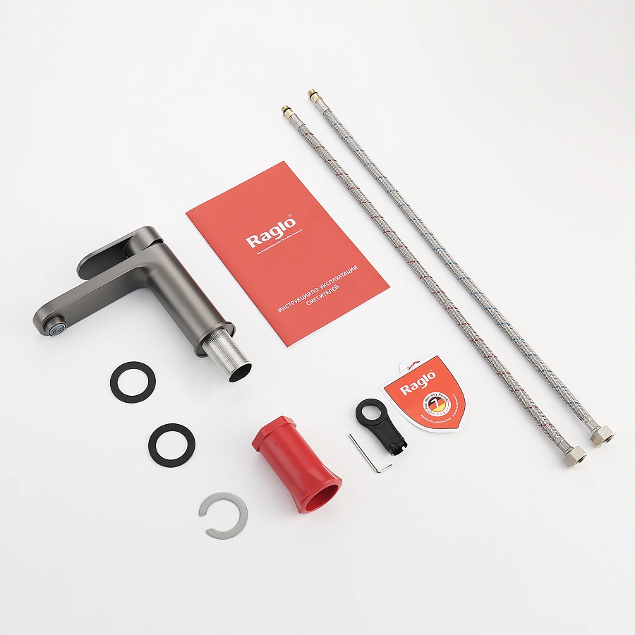 Смеситель для раковины Raglo R50.10.09 графит в 100Kran: Широкий выбор и доступные цены.