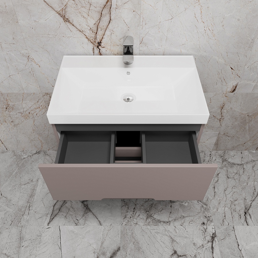 Тумба напольная Style Line Матис 70 см ЛС-00002436 тауп темный в 100Kran: Широкий выбор и доступные цены.