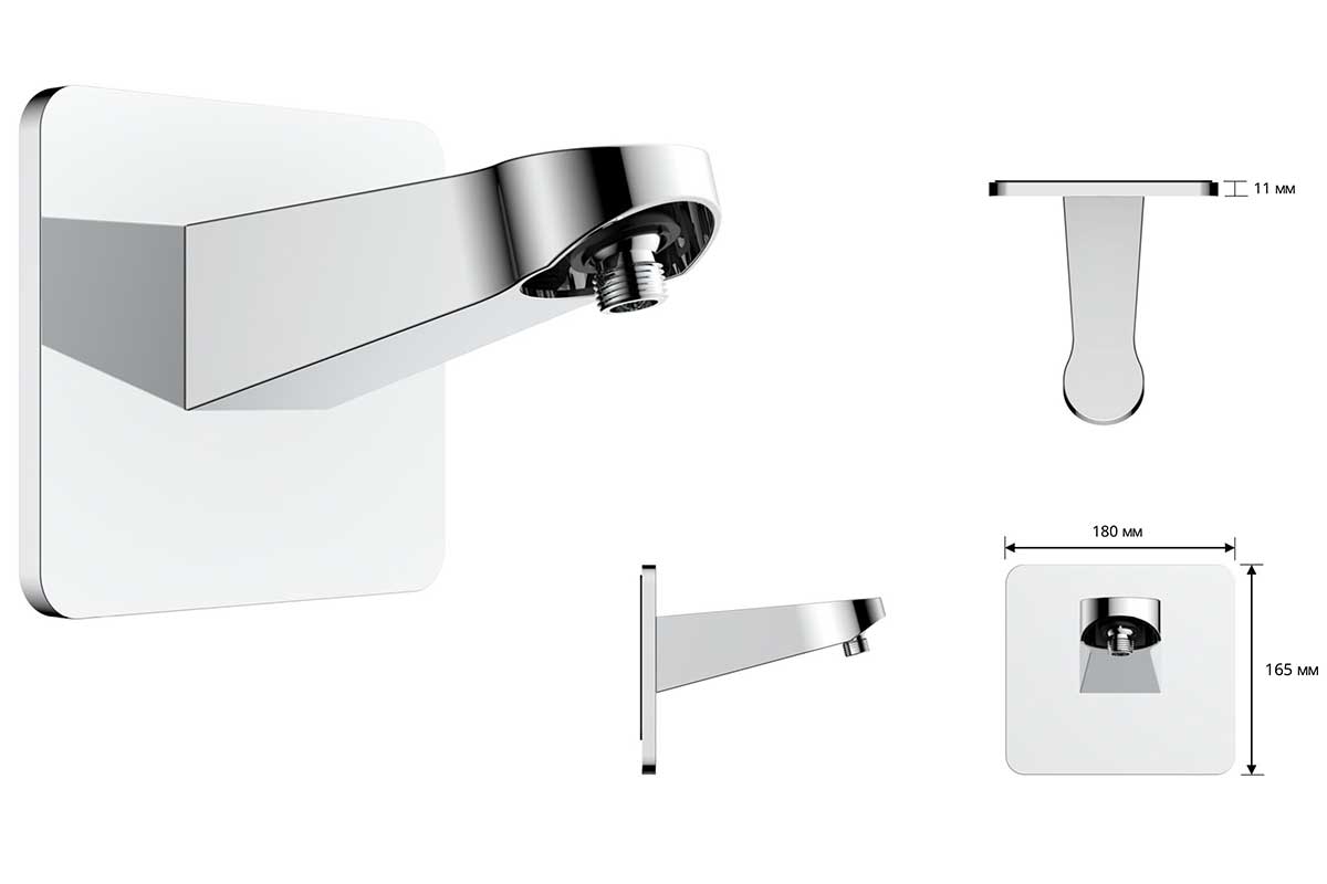 Верхний душ Vincea Inspire VSHD-3I3CCH хром в 100Kran: Широкий выбор и доступные цены.