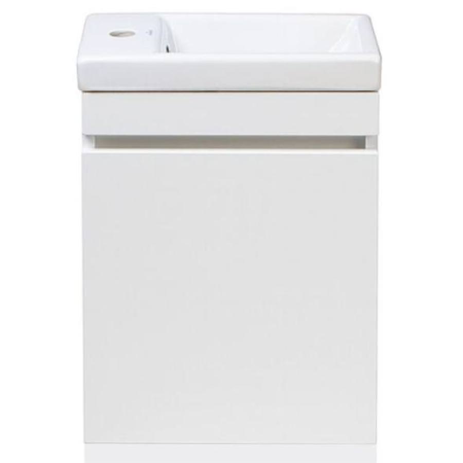 Тумба под раковину подвесная  Style Line Compact Como 40 Люкс белый СС-00000248 в 100Kran: Широкий выбор и доступные цены.