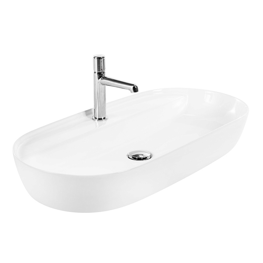 Накладная раковина BelBagno BB1347 41  см белая глянцевая в 100Kran: Широкий выбор и доступные цены.