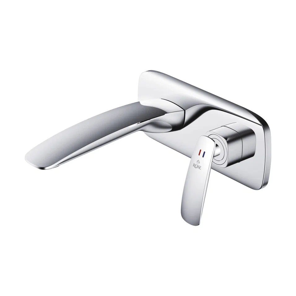 Смеситель для раковины встраиваемый Rose R11 R1141 хром в 100Kran: Широкий выбор и доступные цены.