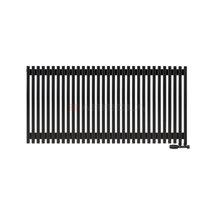 Вертикальный радиатор с нижним подключением Arbiola Compact V 102394 158 х 70 см Черный от интернет-магазина сантехники 100Kran!