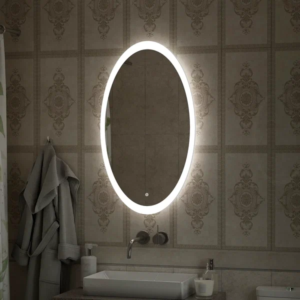 Зеркало с подсветкой "Lily Led" 600х1050 ЗЛП494 100Kran: Широкий выбор и доступные цены.