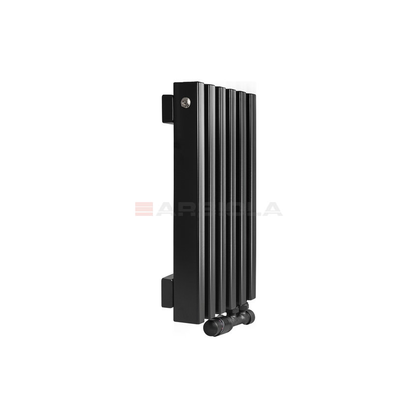 Вертикальный радиатор с нижним подключением Arbiola Compact V 102069 143 х 60 см Черный от интернет-магазина сантехники 100Kran!