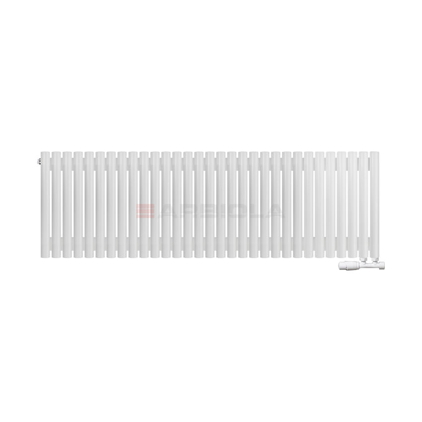 Вертикальный радиатор с нижним подключением Arbiola Iris V 108456 154,2 х 50 см белый матовый ral 9016 от интернет-магазина сантехники 100Kran!