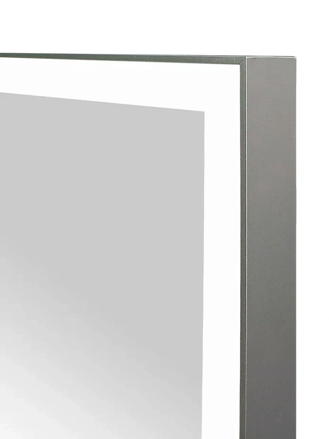 Зеркало с подсветкой Континент Frame silver standart 900x700 ЗЛП1338 100Kran: Широкий выбор и доступные цены.