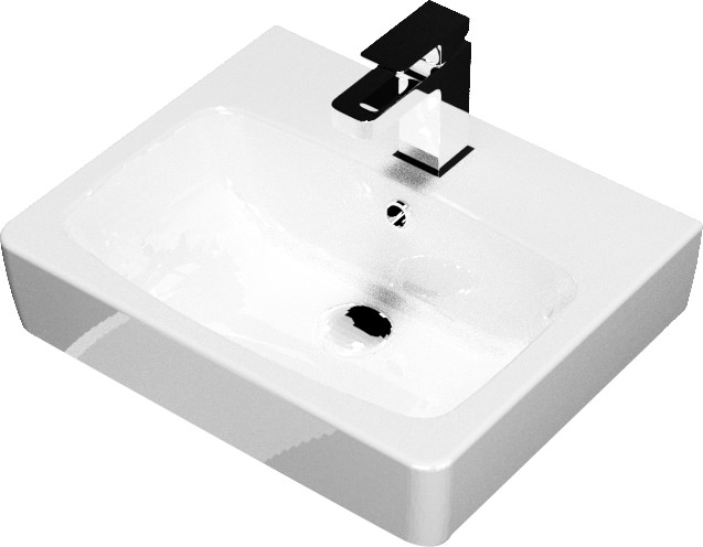 Раковина мебельная Santek Нео 60 см белая 1WH302186 в 100Kran: Широкий выбор и доступные цены.