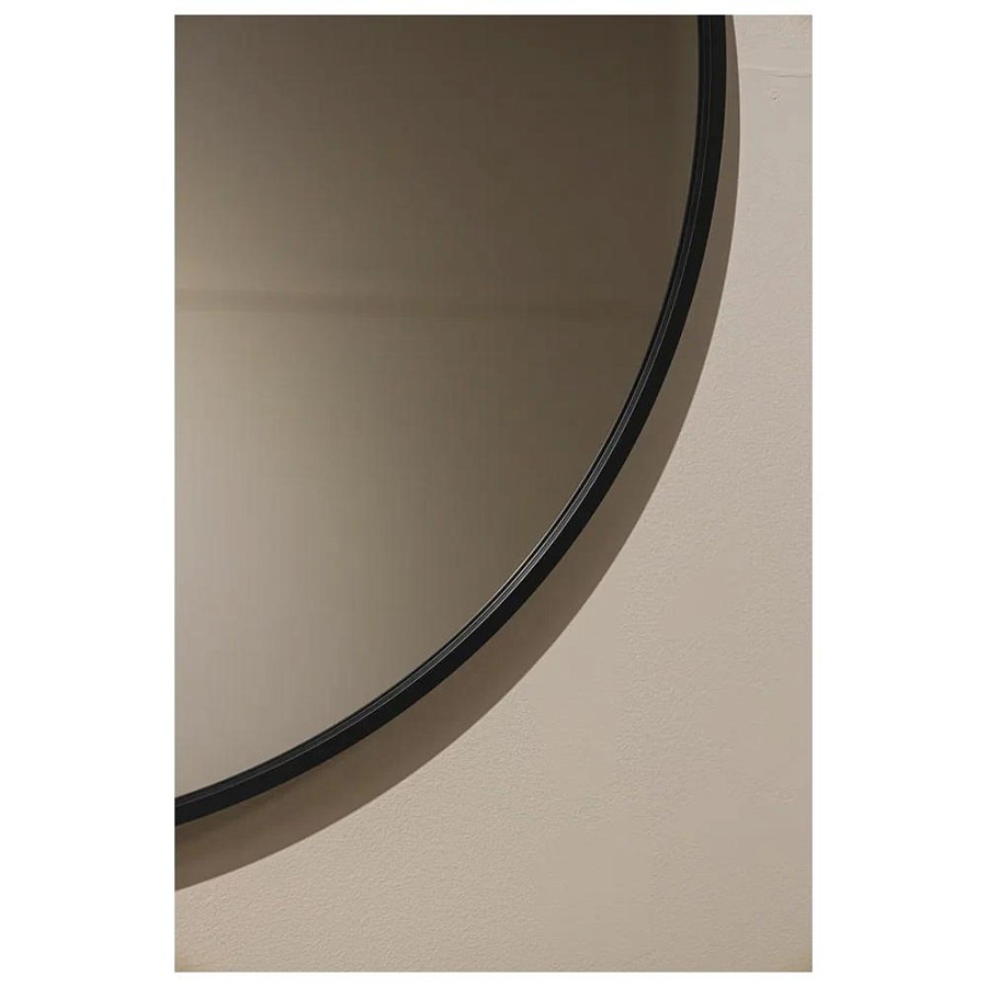 Зеркало Silver Mirrors Selena D70 см ФР-00002539 черное 100Kran: Широкий выбор и доступные цены.