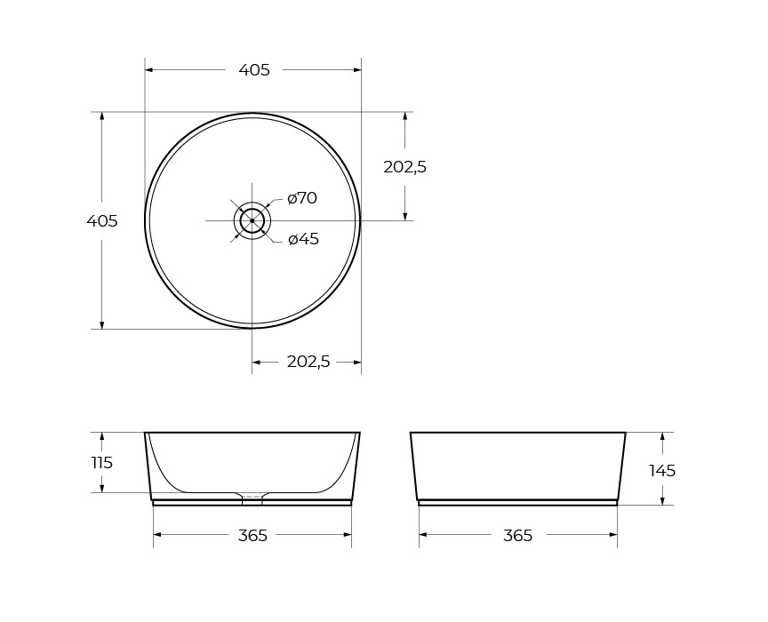 Накладная раковина BelBagno BB1342H300 39  см белая глянцевая в 100Kran: Широкий выбор и доступные цены.