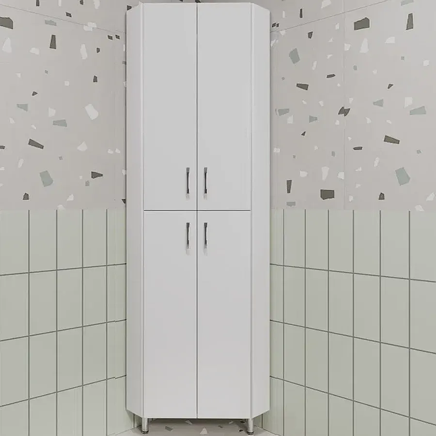 Пенал напольный угловой Style Line 45*45 см Веер ЛС-00002327 белый в 100Kran: Широкий выбор и доступные цены.