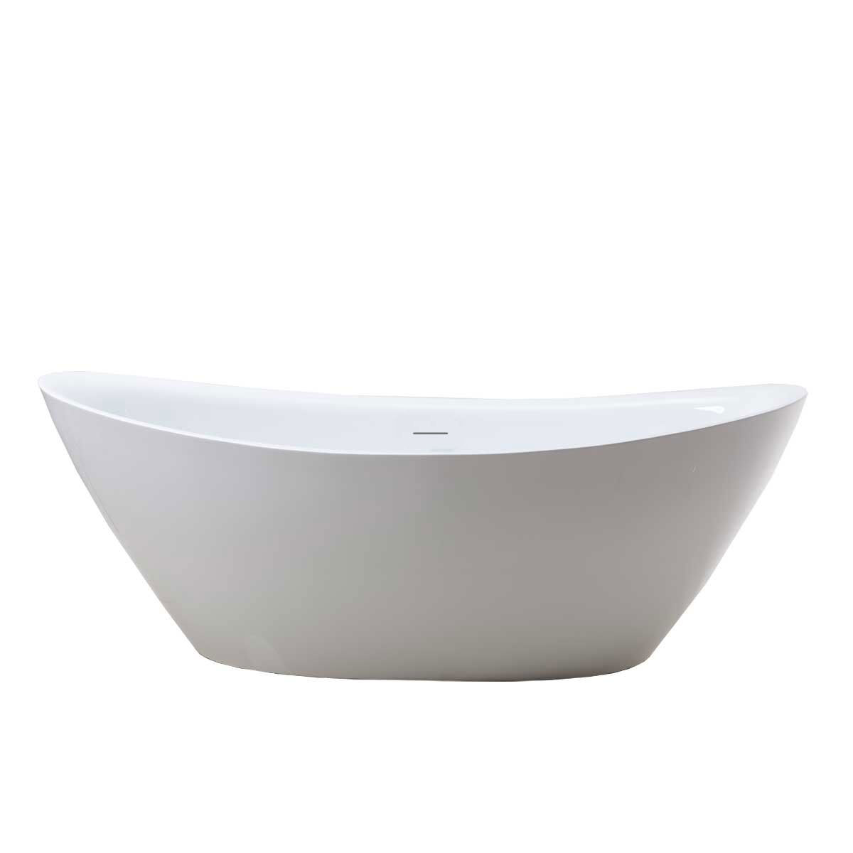 Ванна акриловая Vincea VBT-203 1800*850*650 цвет белый в 100Kran: Широкий выбор и доступные цены.