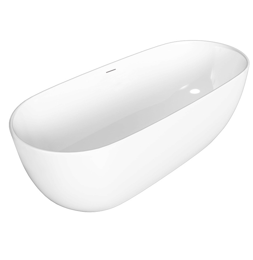 Ванна отдельностоящая Grossman Classic GR-2501 170х80х58 см белая в 100Kran: Широкий выбор и доступные цены.