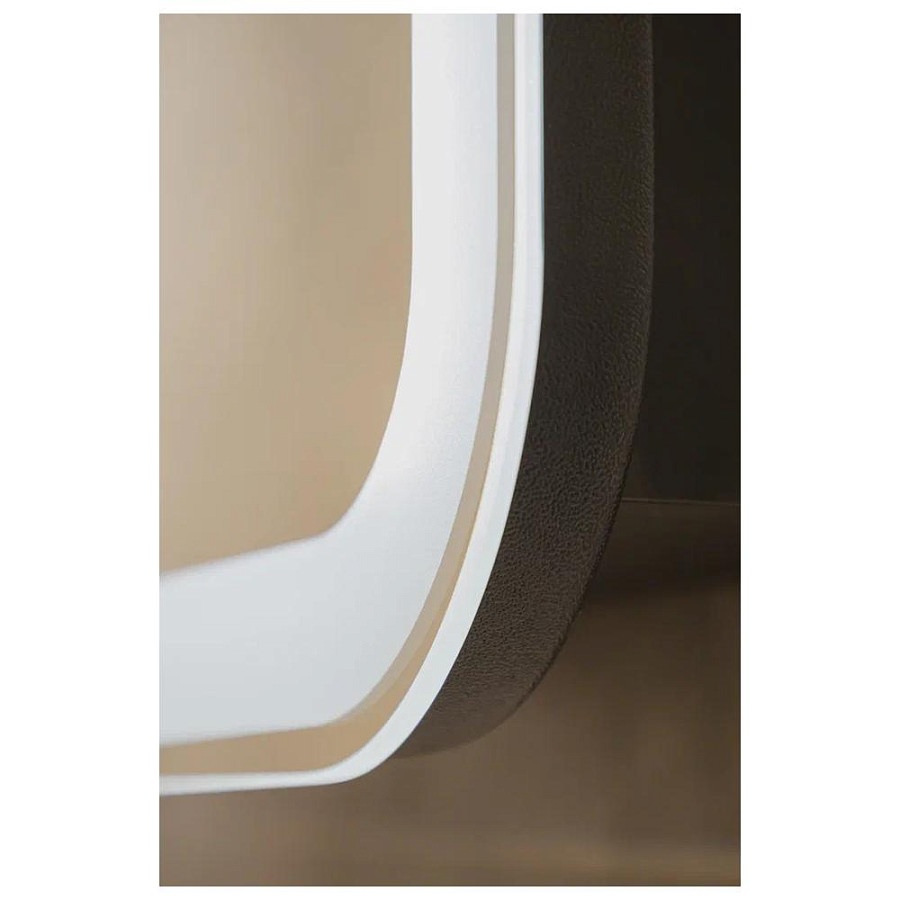 Зеркальный шкаф с подсветкой Silver Mirrors Фиджи BLACK 60 х 80 см  - 4.2 LED-00002725 левый часы, ТХ, сенсорный выключатель создать уют и комфорт, это просто!