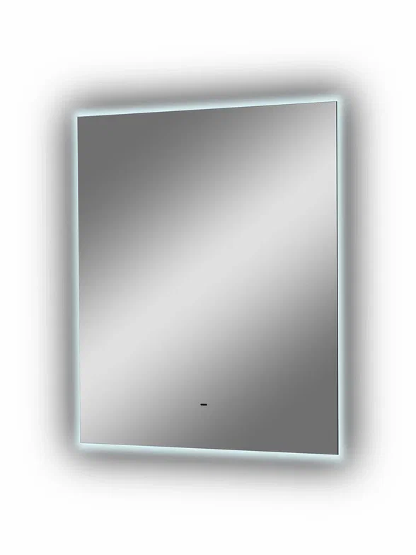 Зеркало с подсветкой Континент Trezhe Led 600х700 с сенсором ЗЛП542 100Kran: Широкий выбор и доступные цены.