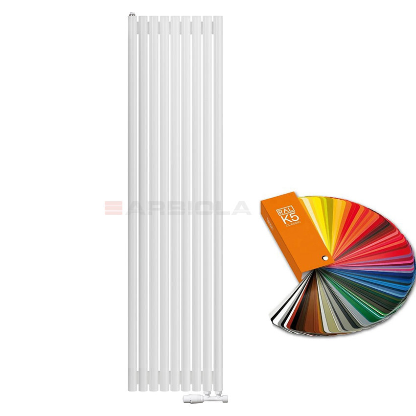 Вертикальный радиатор с нижним подключением Arbiola Iris V 109416 44,2 х 150 см ral classic от интернет-магазина сантехники 100Kran!