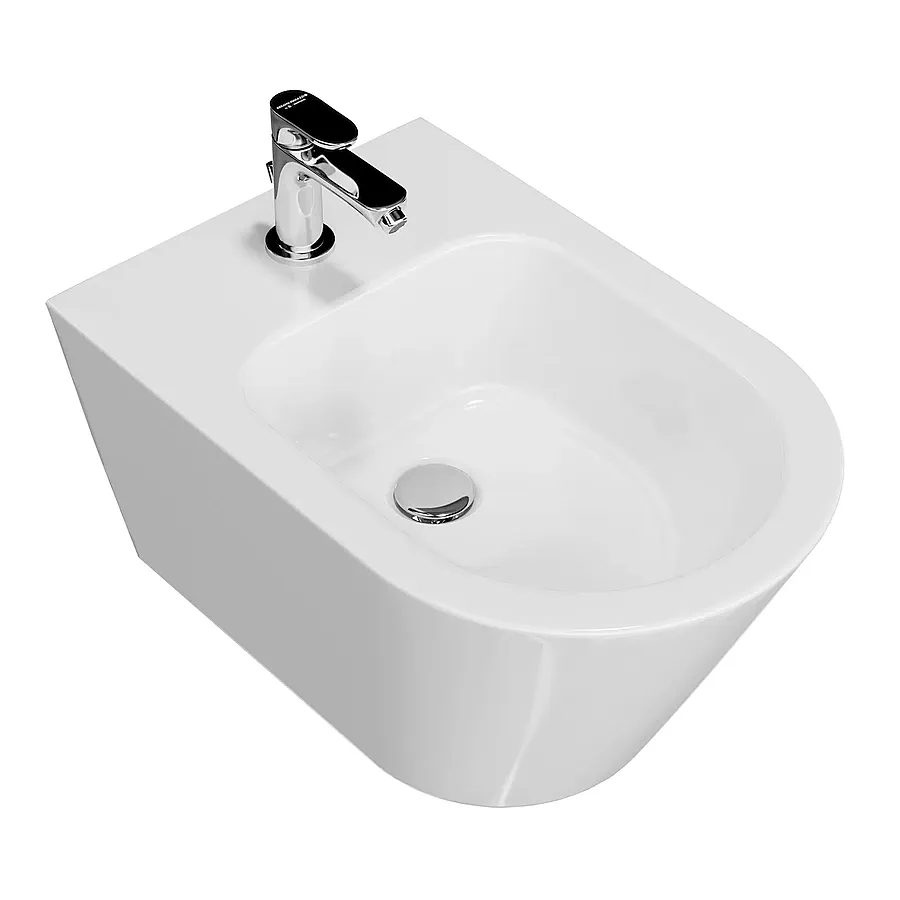 Биде подвесное Kerama Marazzi PLAZA PLM.bidet.02 белое в 100Kran: Широкий выбор и доступные цены.