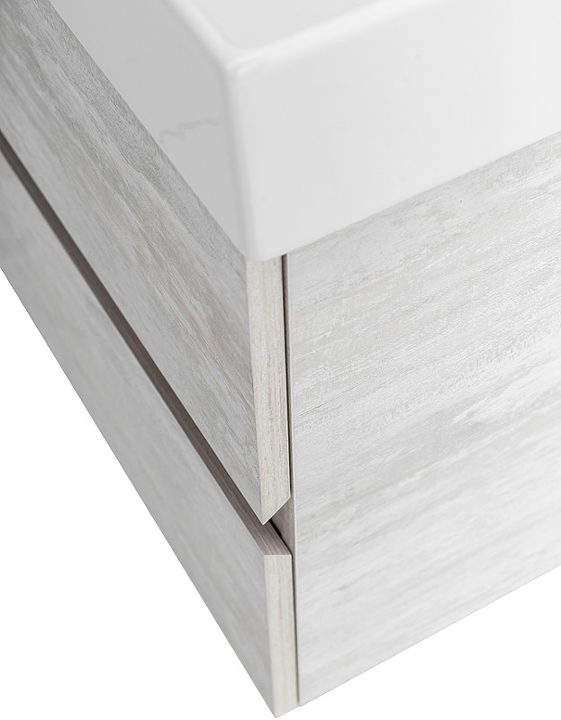 Тумба с раковиной подвесная CEZARES 120 см MOLVENO 46-120-2C-SO-LB Legno Bianco в 100Kran: Широкий выбор и доступные цены.