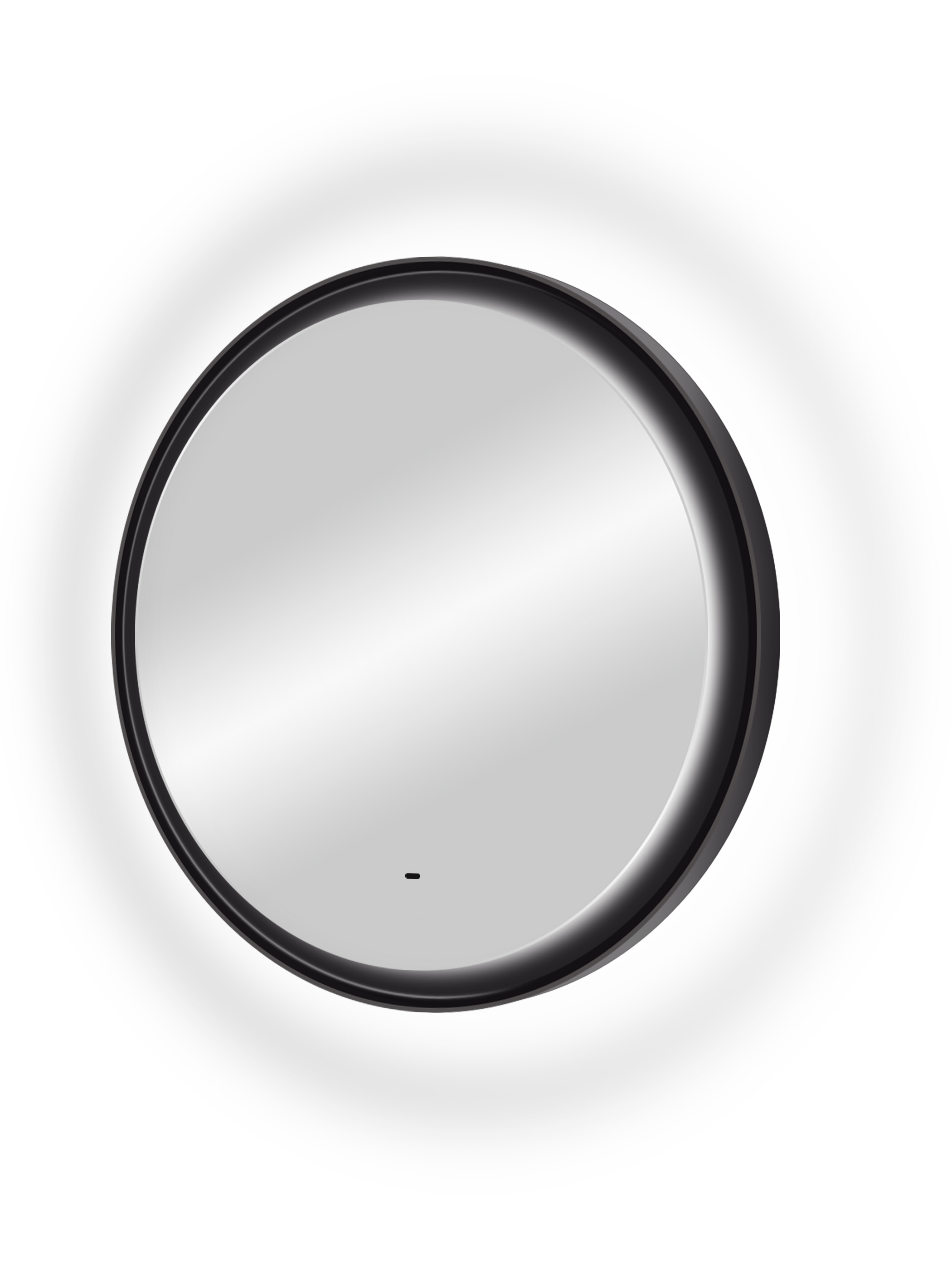 Зеркало с подсветкой "Planet black Led" D 800 с бесконтактным сенсором 100Kran: Широкий выбор и доступные цены.