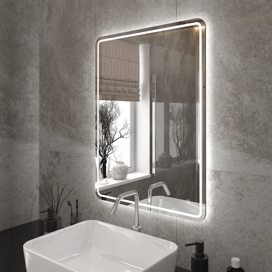 Зеркало с подсветкой Maretti Florenza FL146080P34EL 60x80 см 100Kran: Широкий выбор и доступные цены.